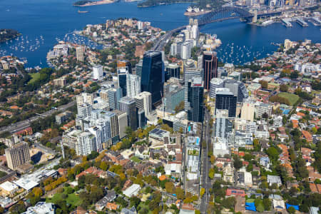 Aerial Image of NORTH SYDNEY CBD