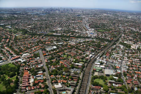 Aerial Image of SUMMER HILL TO SYDNEY CBD