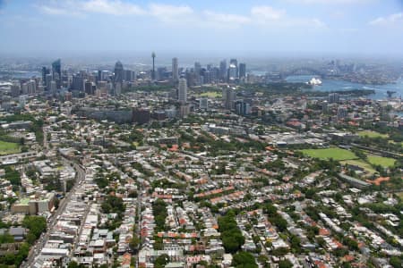 Aerial Image of PADDINGTON TO SYDNEY CITY