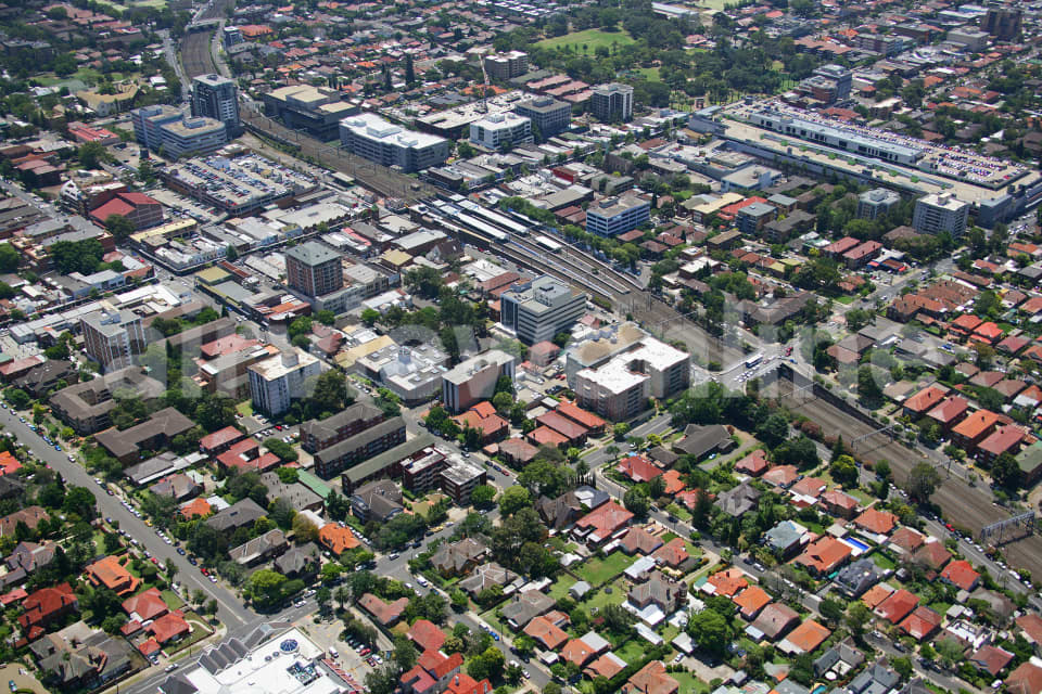 Aerial Image of Burwood centre