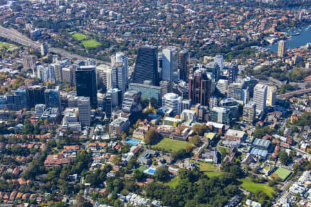 Aerial Image of NORTH SYDNEY CBD
