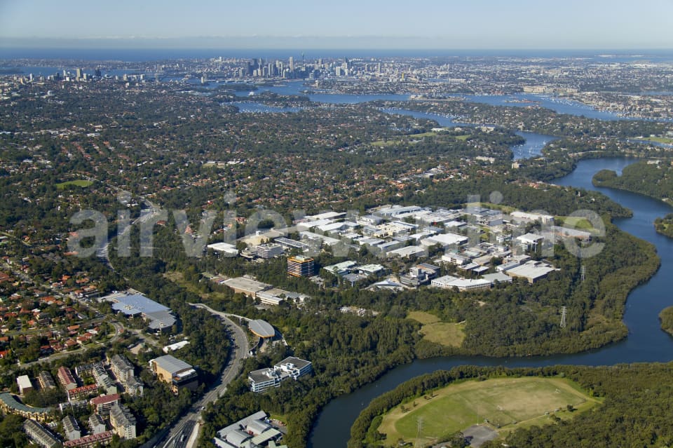 Aerial Image of Lane Cove Industrial Area