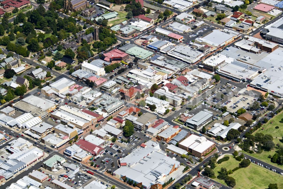 Aerial Image of Armidale Shopping Centre