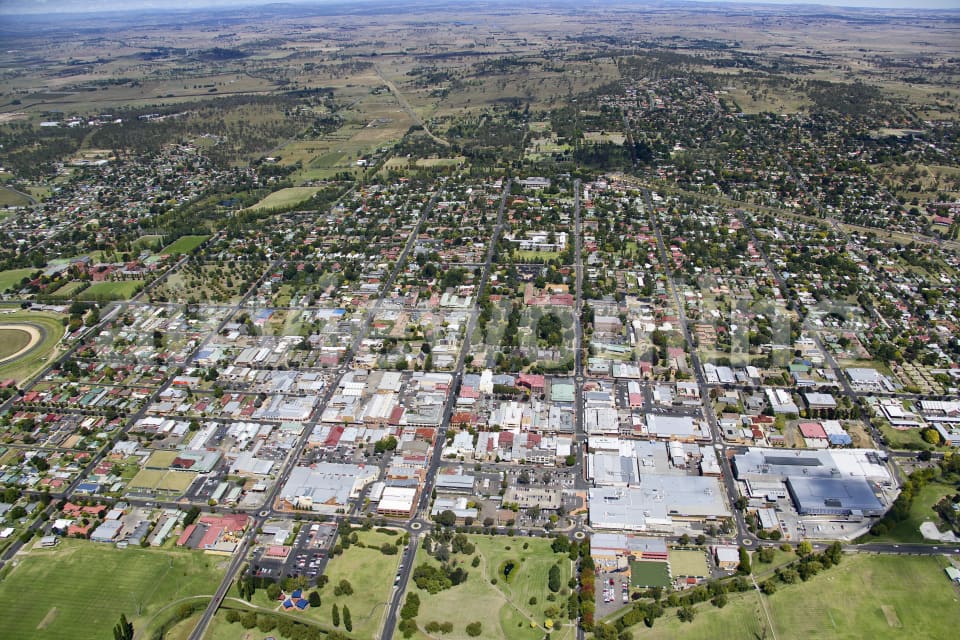 Aerial Image of Armidale township