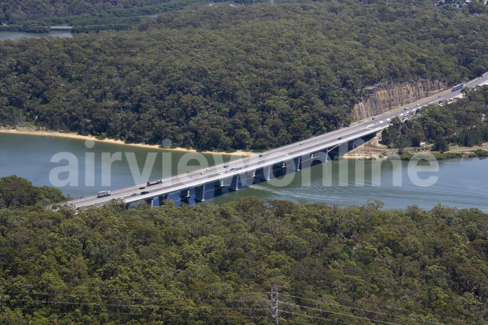 Aerial Image of Alfords Point Bridge, Georges River