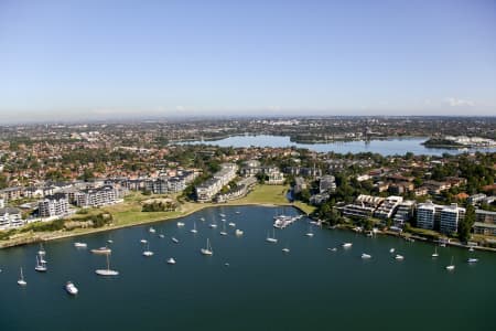 Aerial Image of ABBOTSFORD BAY, NSW