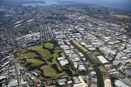 Aerial Image of ALEXANDRIA CANAL AND SYDNEY PARK