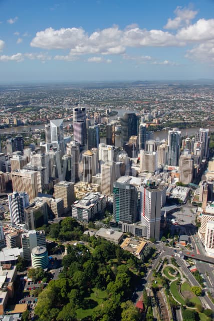 Aerial Image of Brisbane City Detail