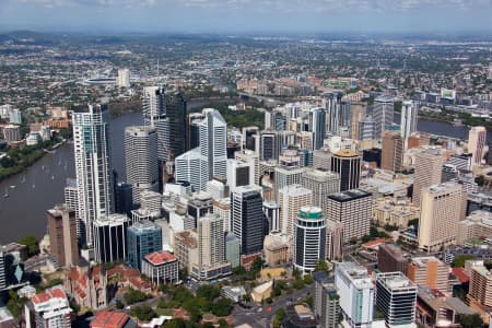 Aerial Image of BRISBANE CITY TO WOOLLOONGABBA