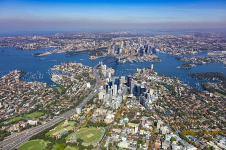 Aerial Image of NORTH SYDNEY CBD