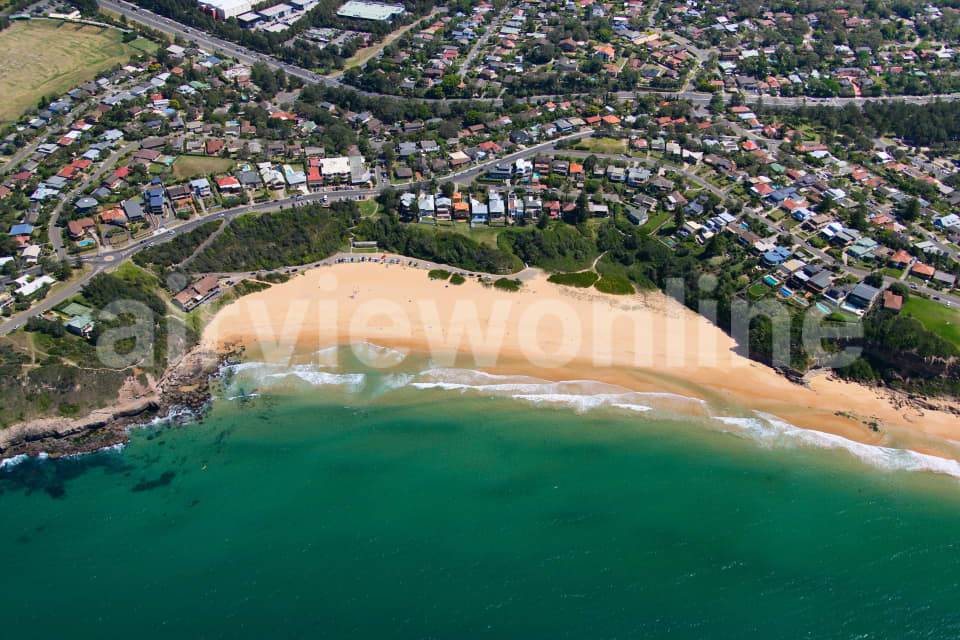 Aerial Image of Warriewood Beach, NSW