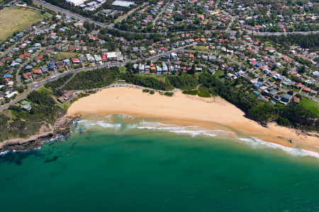 Aerial Image of WARRIEWOOD BEACH, NSW
