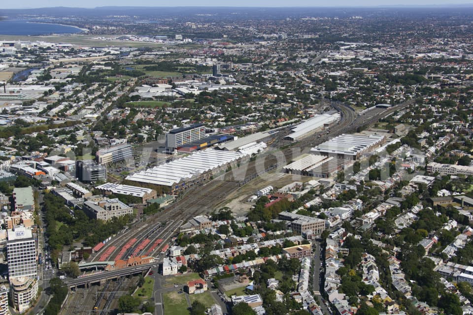 Aerial Image of Eveleigh Railyards, NSW