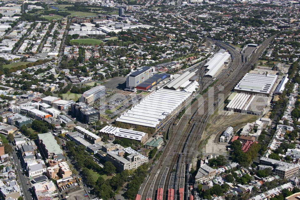 Aerial Image of Eveleigh Rail Yards, Redfern
