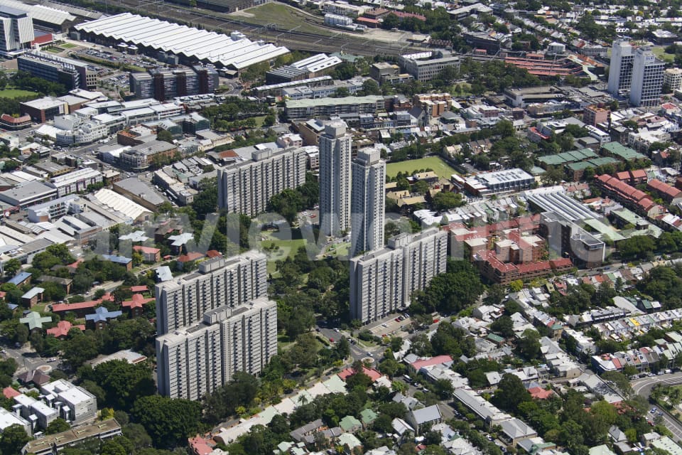 Aerial Image of High Rise Living, Redfern