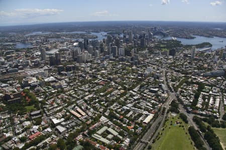 Aerial Image of SURRY HILLS AND SYDNEY CBD