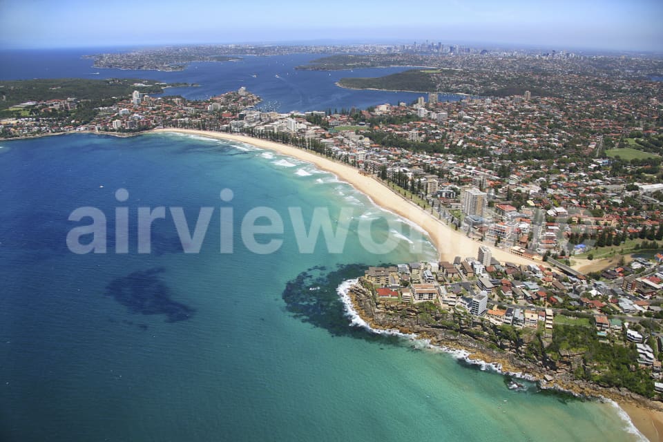 Aerial Image of Queenscliff and Manly to Sydney