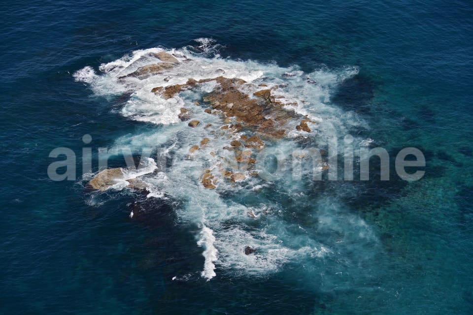 Aerial Image of Wedding Cake Island, Coogee NSW