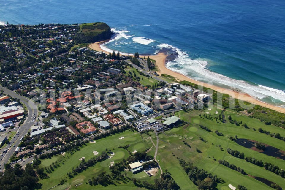 Aerial Image of Mona Vale Golf Course to Mona Vale Headland