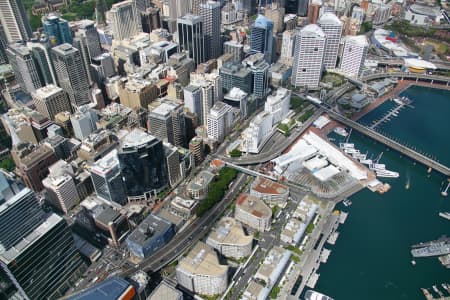 Aerial Image of KING STREET WARF  DARLING HARBOUR
