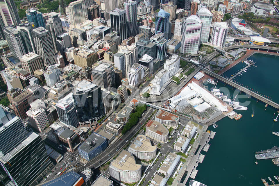 Aerial Image of King Street Warf  Darling Harbour