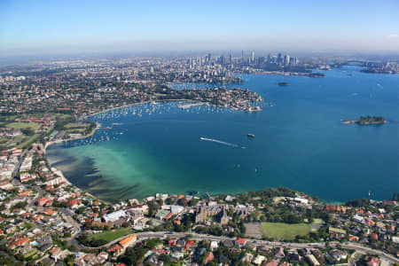Aerial Image of ROSE BAY TO SYDNEY HARBOUR