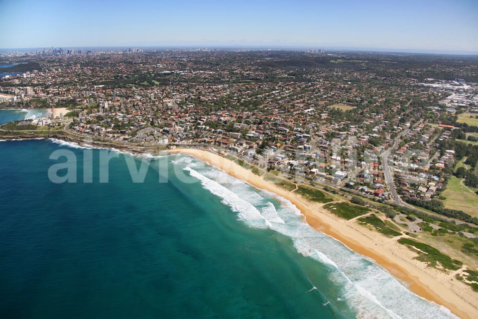 Aerial Image of South Curl Curl Beach, NSW