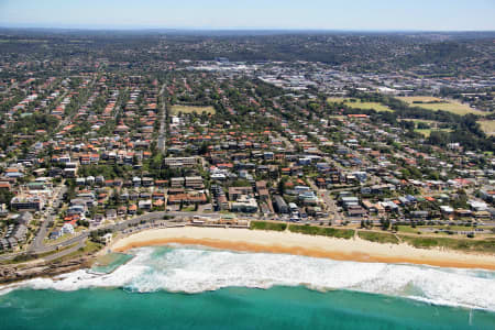 Aerial Image of SOUTH CURL CURL BEACH