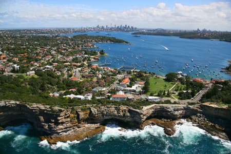 Aerial Image of WATSONS BAY AND SYDNEY HARBOUR