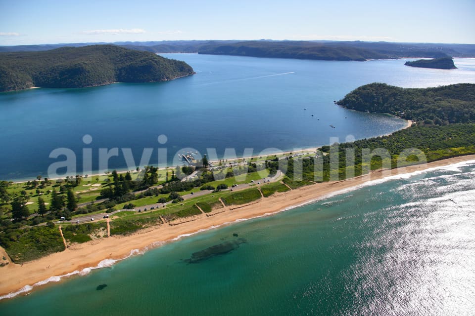 Aerial Image of Palm Beach to Broken Bay
