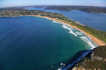 Aerial Image of PALM BEACH AND PITTWATER