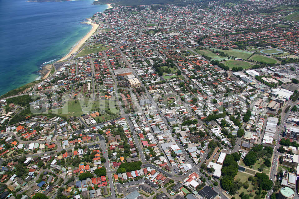 Aerial Image of Cooks Hill, Newcastle