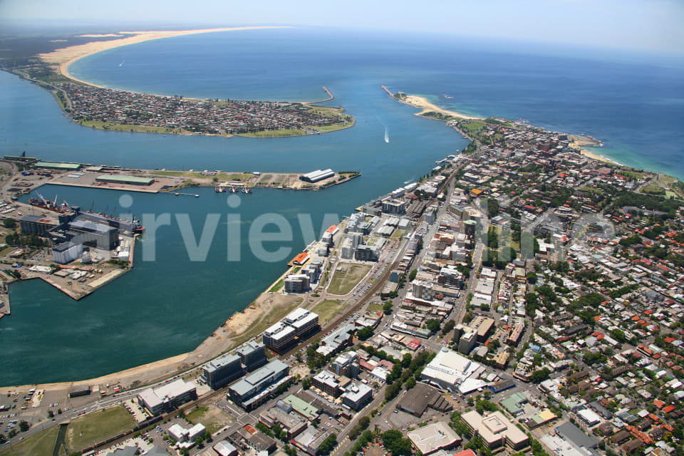 Aerial Image of Newcastle Harbour