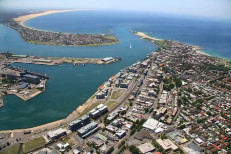 Aerial Image of NEWCASTLE HARBOUR