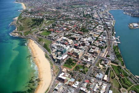 Aerial Image of NEWCASTLE BEACH