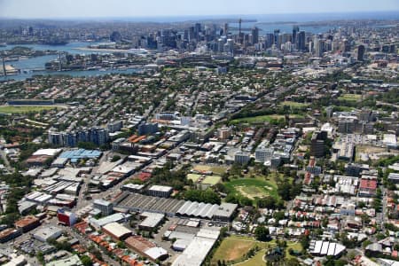 Aerial Image of CAMPERDOWN TO SYDNEY