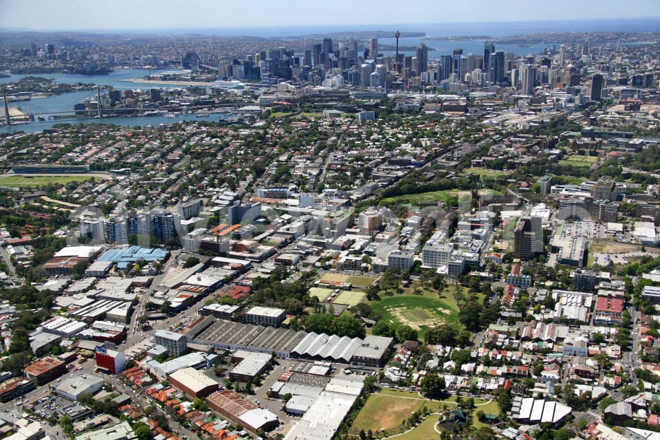 Aerial Image of Camperdown to Sydney