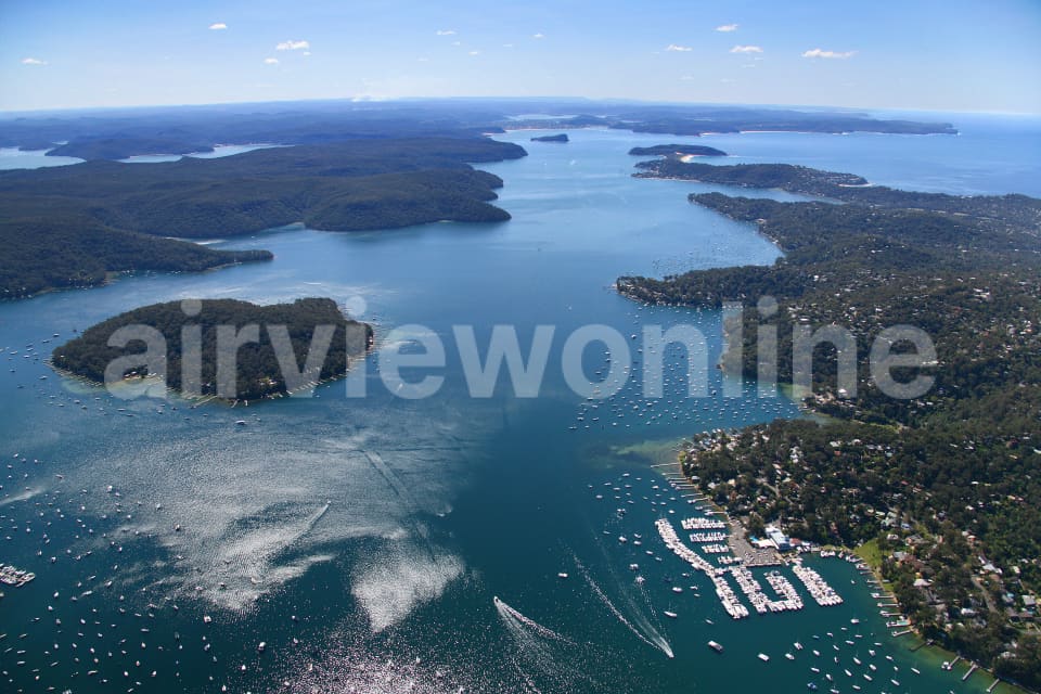 Aerial Image of Pittwater From Mona Vale