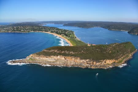 Aerial Image of BARRENJOEY HEADLAND AND PALM BEACH