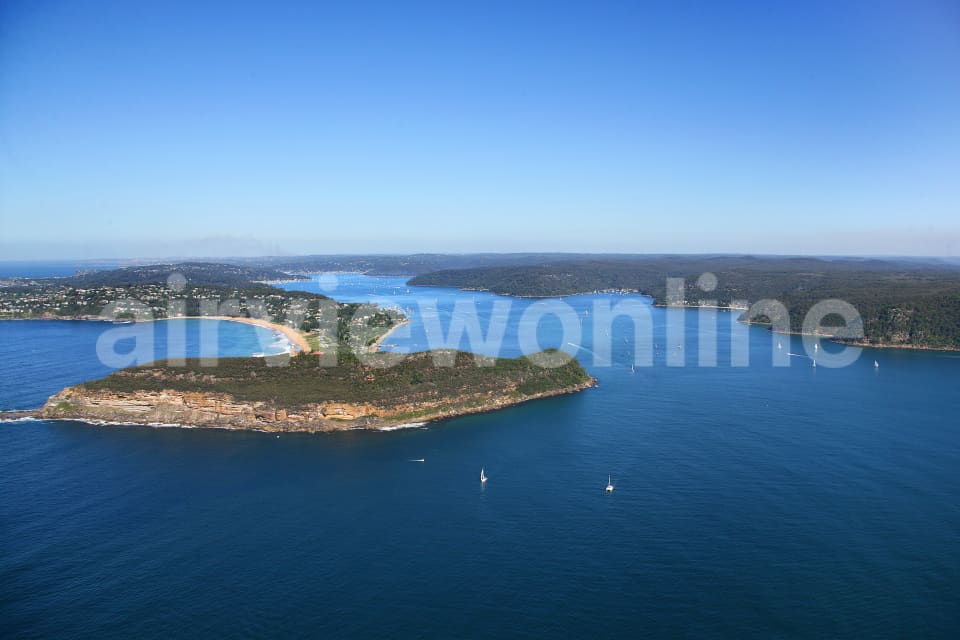 Aerial Image of Palm Beach and Pittwater