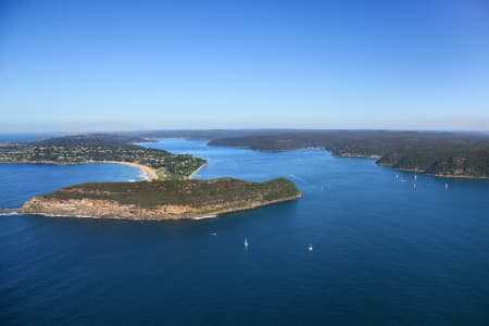 Aerial Image of PALM BEACH AND PITTWATER