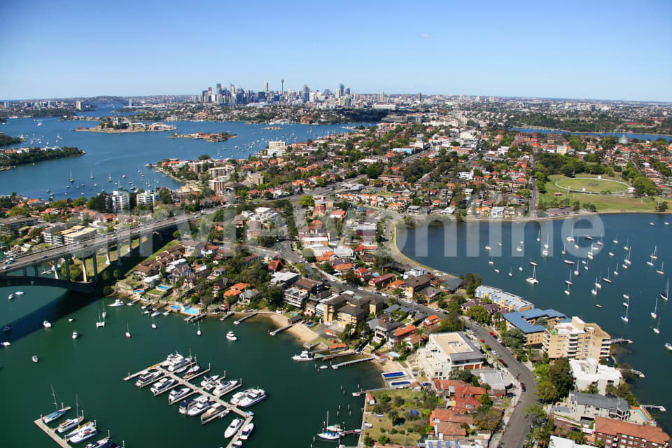 Aerial Image of Victoria Place Drummoyne to Sydney
