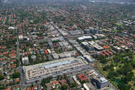 Aerial Image of BURWOOD WESTFIELD