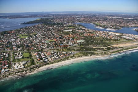 Aerial Image of MOSMAN PARK AND EAST FREMANTLE, WA
