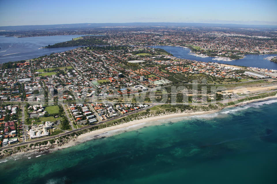 Aerial Image of Mosman Park and East Fremantle, WA