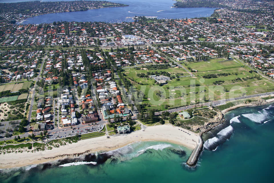 Aerial Image of Cottesloe Beach and Cottesloe, WA