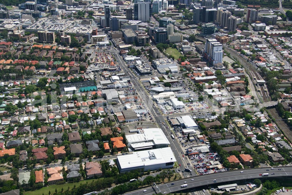 Aerial Image of Auto Alley, Parramatta