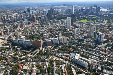 Aerial Image of DARLINGHURST AND SYDNEY
