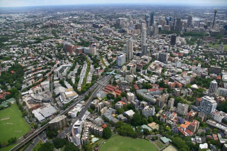Aerial Image of ELIZABETH BAY AND DARLINGHURST