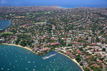 Aerial Image of DOUBLE BAY AND POINT PIPER
